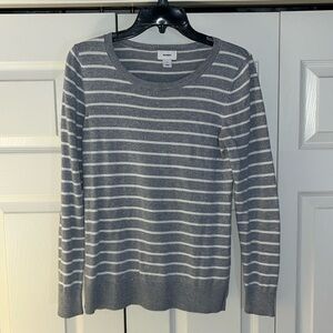 Silver Stripped Sweater